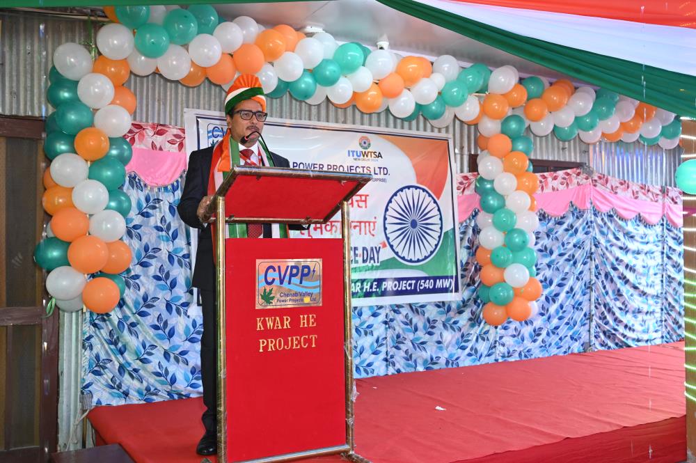 Celebration of 78th Independence Day on 15-08-2024 at Kwar HE Project