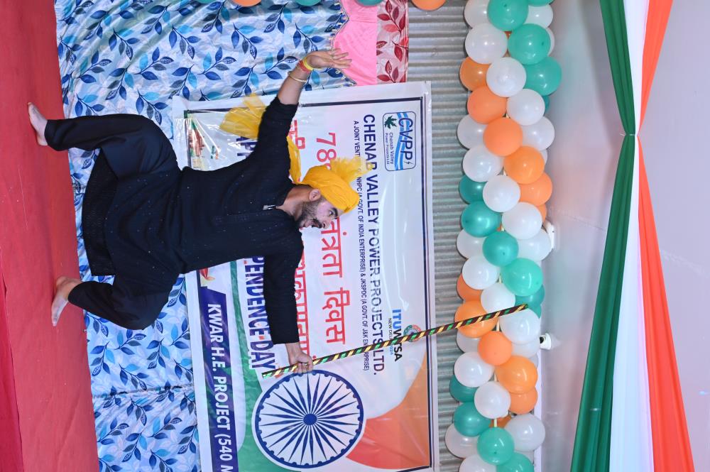 Celebration of 78th Independence Day on 15-08-2024 at Kwar HE Project