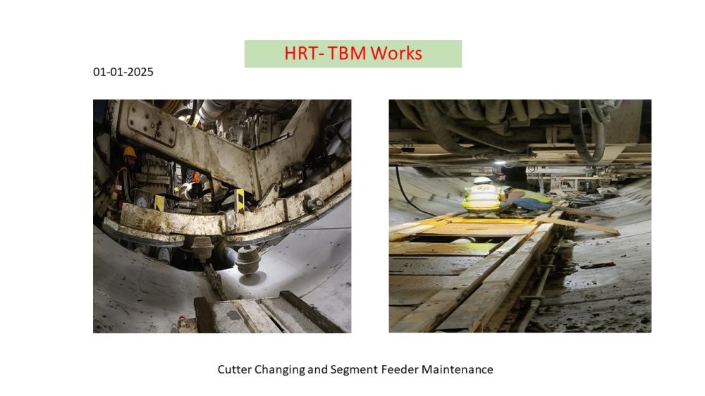 HRT/ TBM Progress up to 06.01.2025