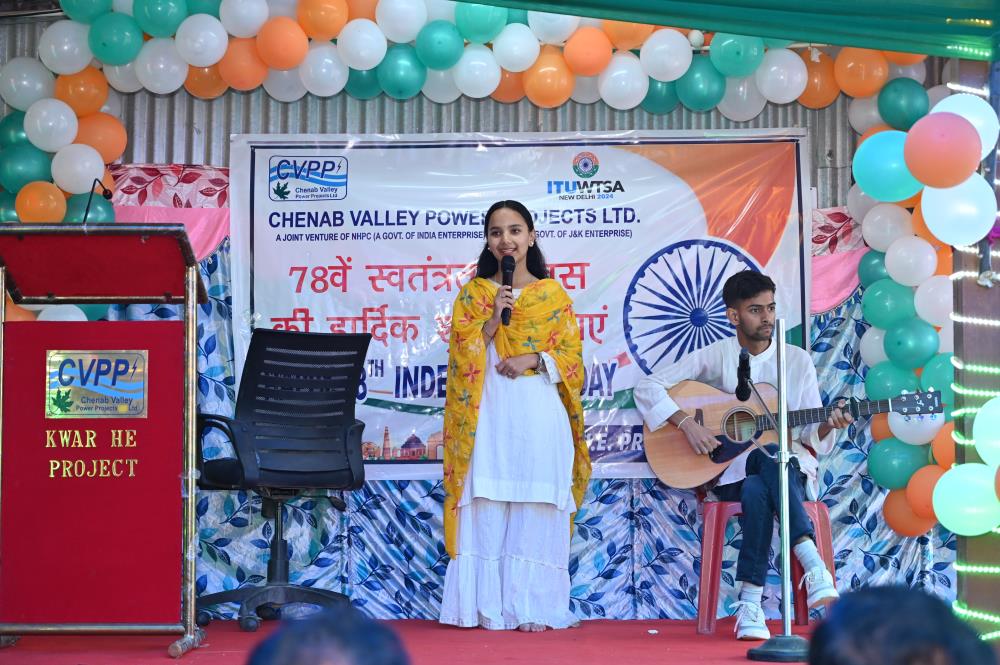 Celebration of 78th Independence Day on 15-08-2024 at Kwar HE Project