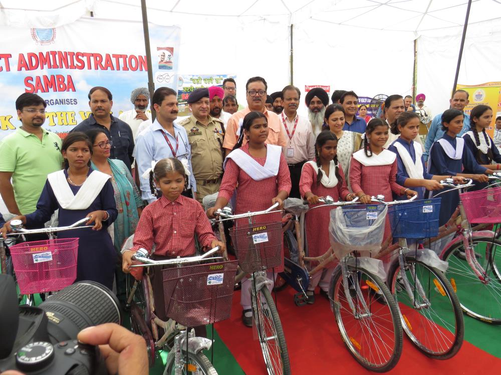Bicycle Distribution to Girls of Govt. High Schoo...