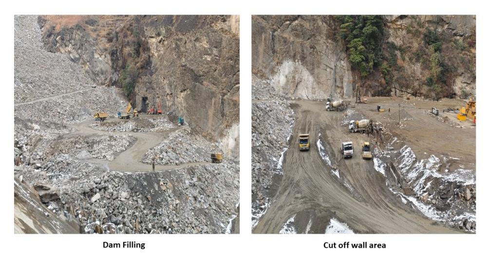 Dam Progress up to 30.12.2024