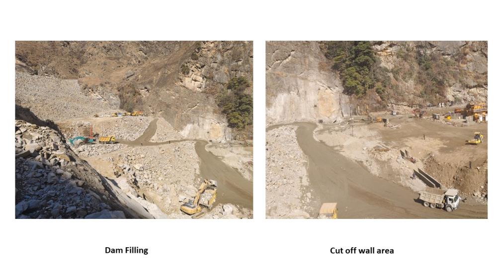 Dam Progress up to 20.01.2025