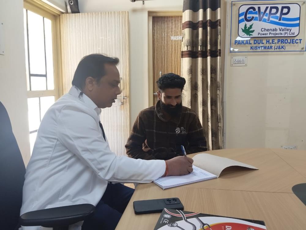 Free Medical Camp organised at Village Dool by Pakal Dul HEP  under CSR Plan 2024-25