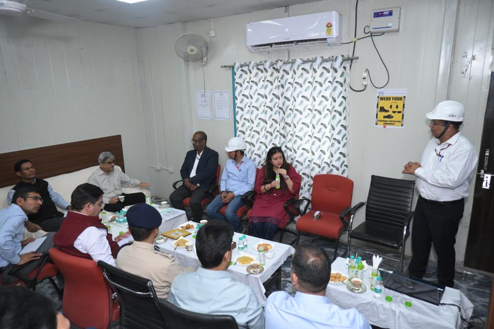 Power Point Presentation at Site Office