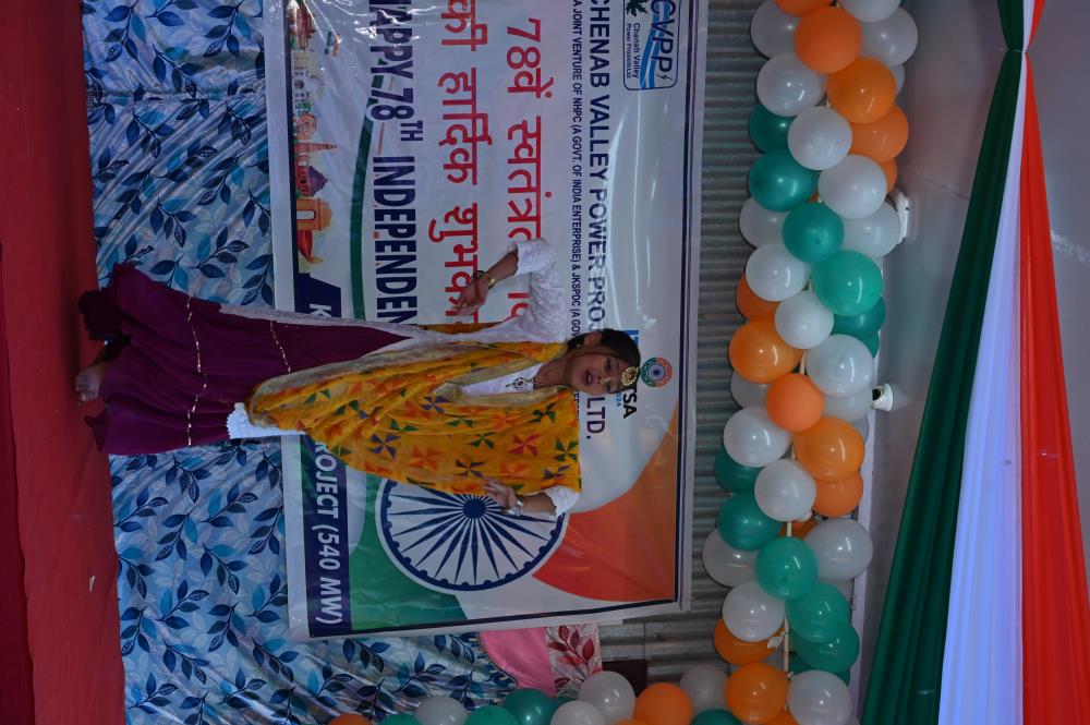 Celebration of 78th Independence Day on 15-08-2024 at Kwar HE Project