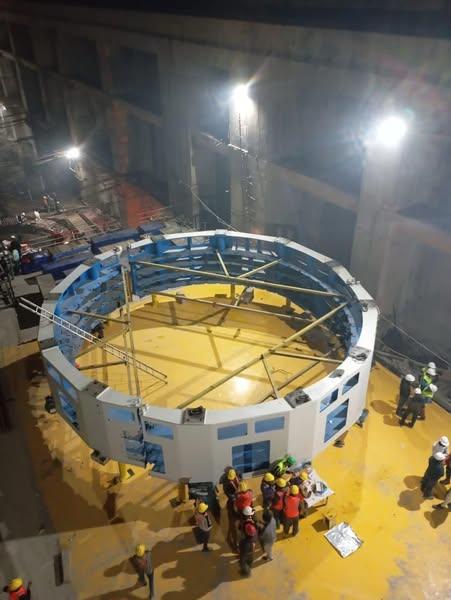 किरु एचई परियोजना, सीवीपीपीएल ने बांध और पावर हाउ...